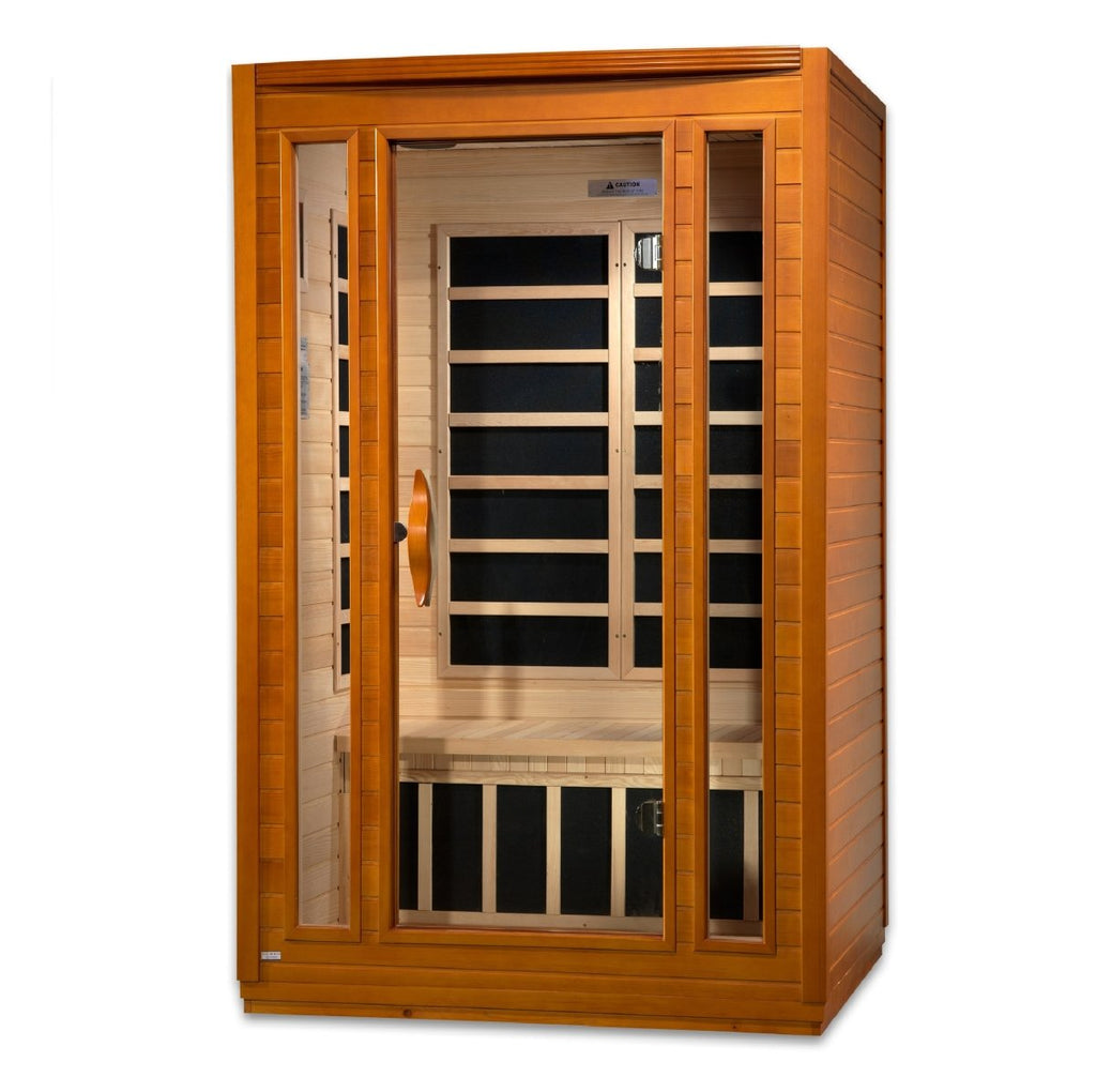 Dynamic San Marino 2 Person Low EMF FAR Infrared Dry Sauna DYN-6206-01 - West Coast Saunas - DYN-6206-01