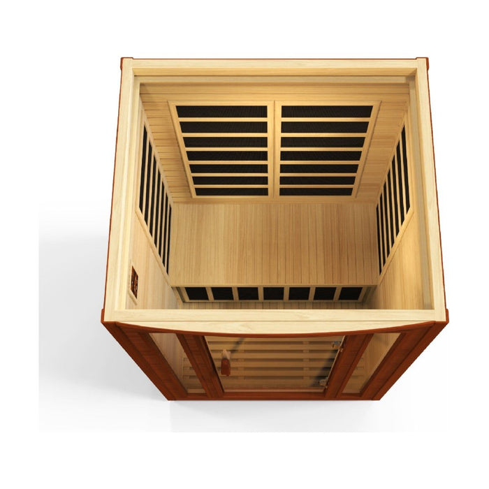 Dynamic San Marino Elite 2 Person Ultra Low EMF FAR Infrared Dry Sauna DYN-6206-01 Elite - West Coast Saunas - DYN-6206-01 Elite