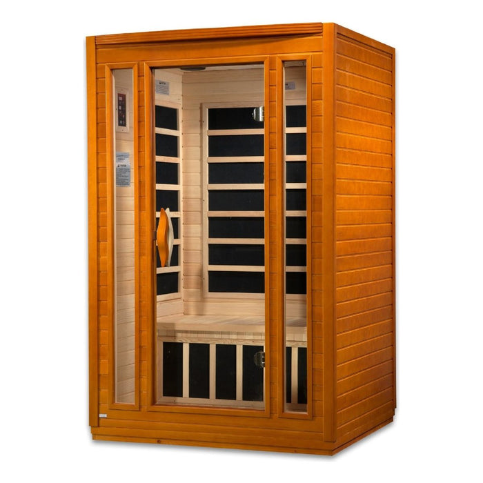 Dynamic San Marino Elite 2 Person Ultra Low EMF FAR Infrared Dry Sauna DYN-6206-01 Elite - West Coast Saunas - DYN-6206-01 Elite