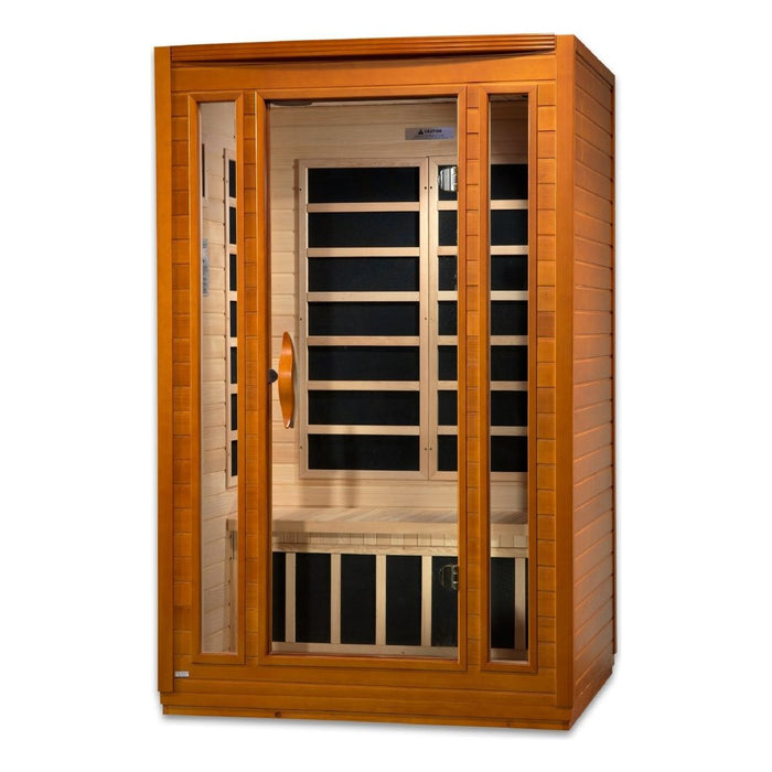 Dynamic San Marino Elite 2 Person Ultra Low EMF FAR Infrared Dry Sauna DYN-6206-01 Elite - West Coast Saunas - DYN-6206-01 Elite