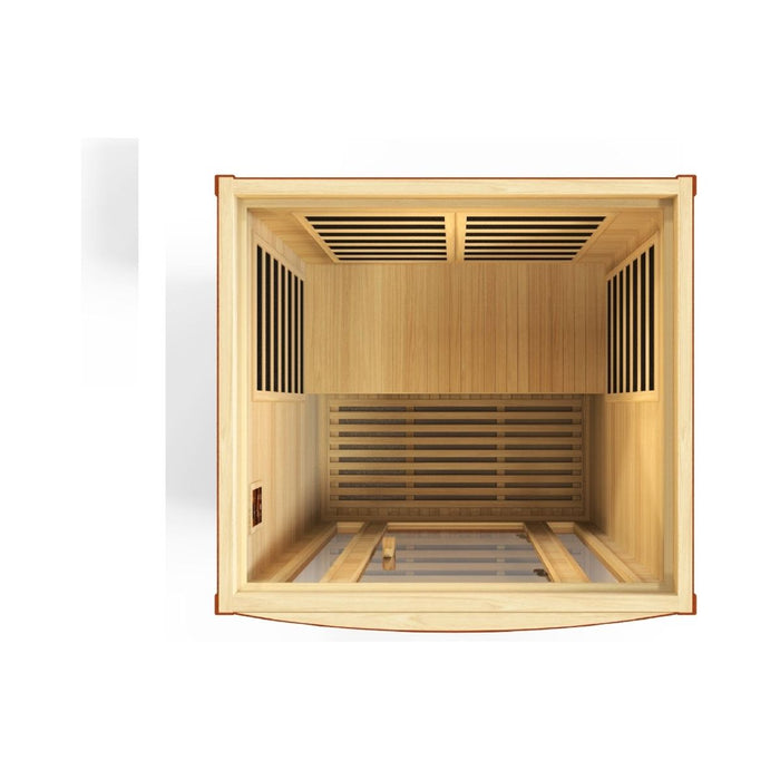 Dynamic San Marino Elite 2 Person Ultra Low EMF FAR Infrared Dry Sauna DYN-6206-01 Elite - West Coast Saunas - DYN-6206-01 Elite