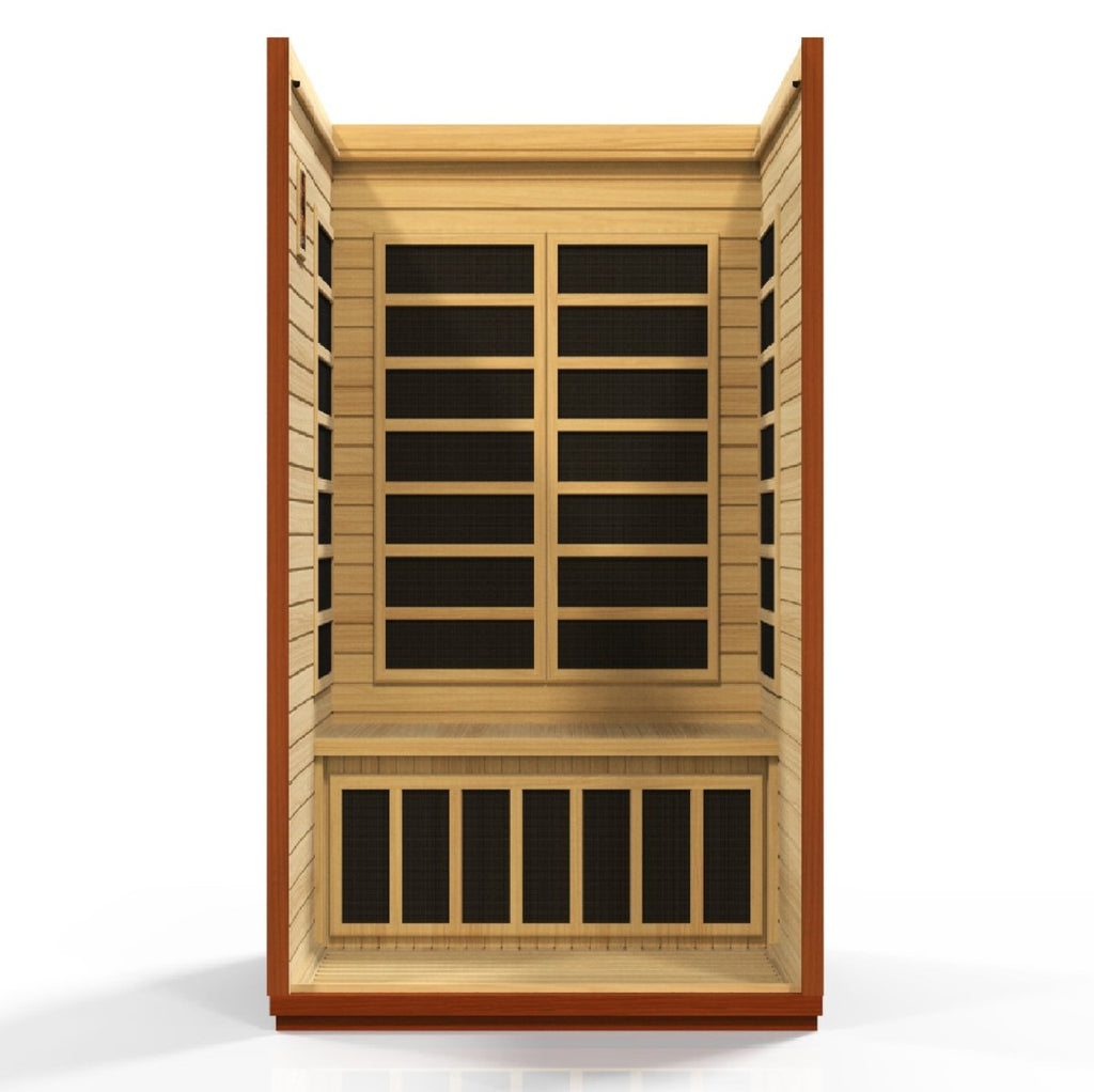 Dynamic San Marino Elite 2 Person Ultra Low EMF FAR Infrared Dry Sauna DYN-6206-01 Elite - West Coast Saunas - DYN-6206-01 Elite