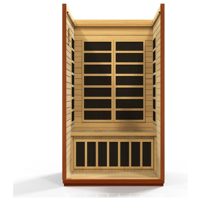 Dynamic San Marino Elite 2 Person Ultra Low EMF FAR Infrared Dry Sauna DYN-6206-01 Elite - West Coast Saunas - DYN-6206-01 Elite