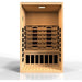 Dynamic Santiago 2 Person Full Spectrum Near Zero EMF FAR Infrared Dry Sauna DYN-6209-03 FS - West Coast Saunas - DYN-6209-03 FS