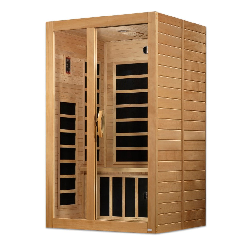 Dynamic Santiago 2-person Low EMF FAR Infrared Dry Sauna - West Coast Saunas - DYN-6209-01