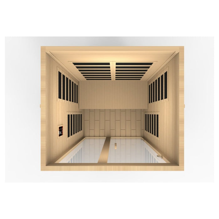 Dynamic Santiago 2-person Low EMF FAR Infrared Dry Sauna - West Coast Saunas - DYN-6209-01