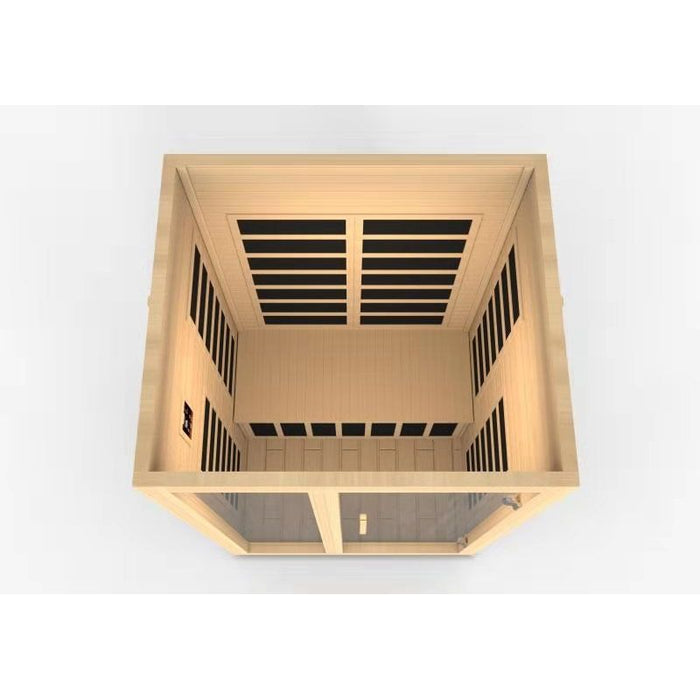 Dynamic Santiago 2-person Low EMF FAR Infrared Dry Sauna - West Coast Saunas - DYN-6209-01