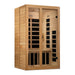 Dynamic Santiago 2-person Low EMF FAR Infrared Dry Sauna - West Coast Saunas - DYN-6209-01