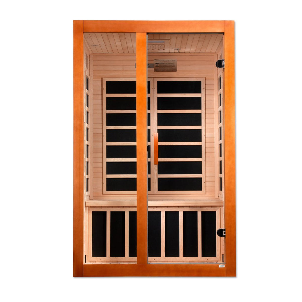 Dynamic Santiago Elite 2-person Ultra Low EMF FAR Infrared Dry Sauna - West Coast Saunas - DYN-6209-02 Elite