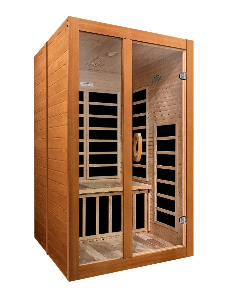 Dynamic Santiago Elite 2-person Ultra Low EMF FAR Infrared Dry Sauna - West Coast Saunas - DYN-6209-02 Elite