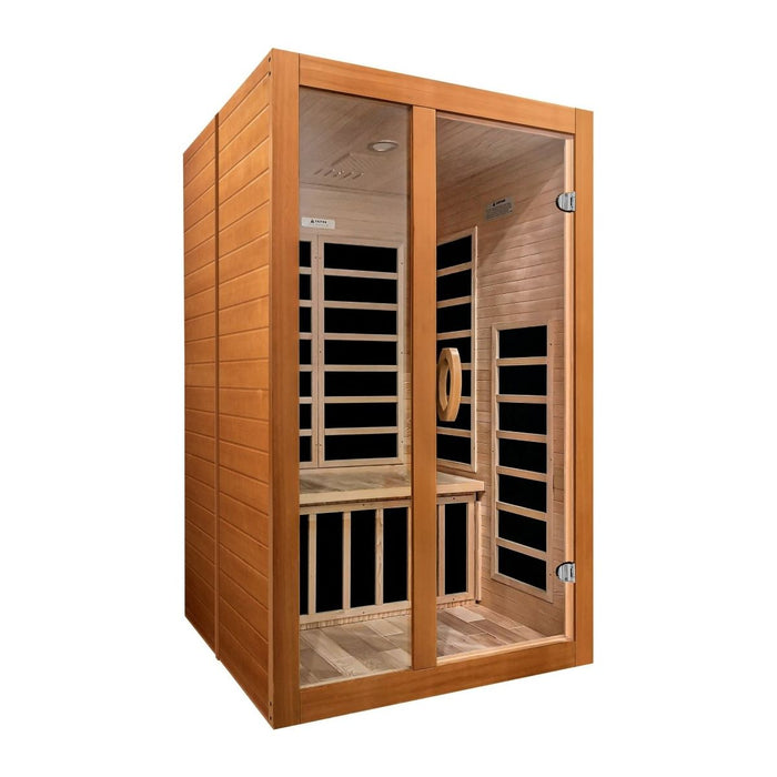 Dynamic Santiago Elite 2-person Ultra Low EMF FAR Infrared Dry Sauna - West Coast Saunas - DYN-6209-02 Elite