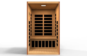 Dynamic Santiago Elite 2-person Ultra Low EMF FAR Infrared Dry Sauna - West Coast Saunas - DYN-6209-02 Elite