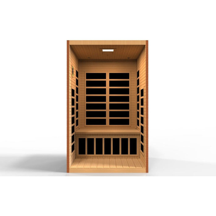 Dynamic Santiago Elite 2-person Ultra Low EMF FAR Infrared Dry Sauna - West Coast Saunas - DYN-6209-02 Elite
