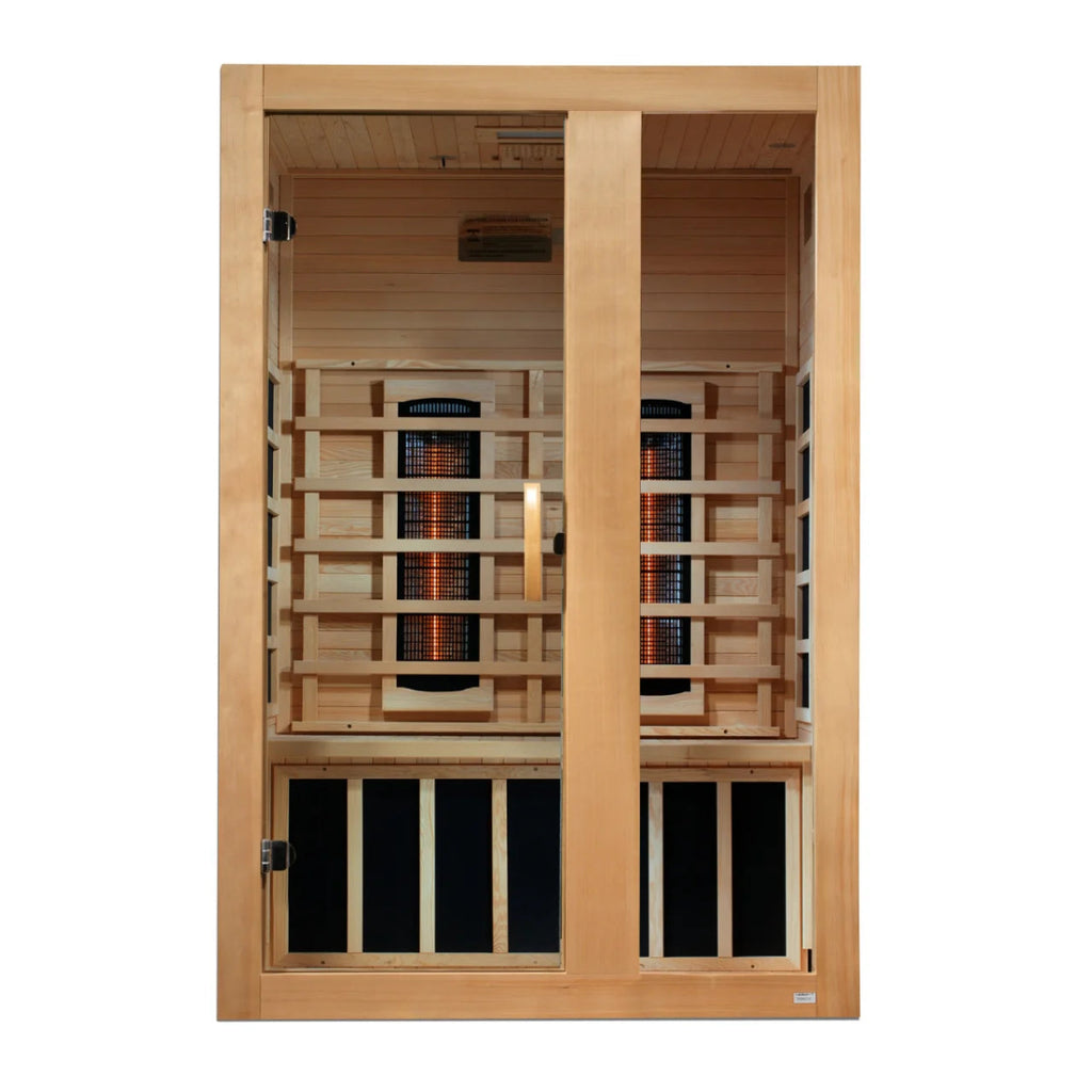 Dynamic "Serena" 2 Person Full Spectrum Infrared Sauna (DYN - 6229 - 03 FS) - West Coast Saunas - DYN - 6229 - 03 FS