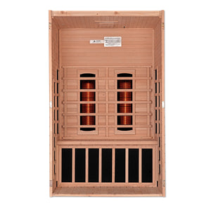 Dynamic "Serena" 2 Person Full Spectrum Infrared Sauna (DYN - 6229 - 03 FS) - West Coast Saunas - DYN - 6229 - 03 FS