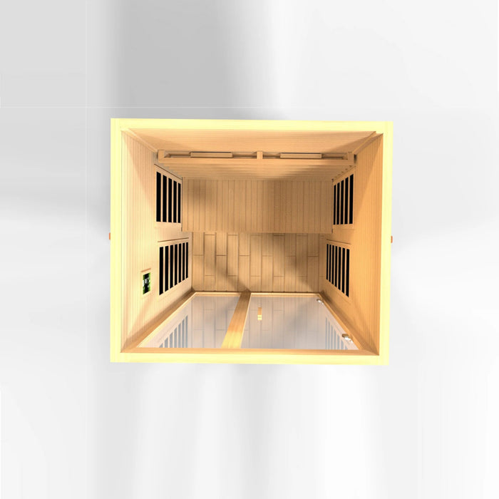 Dynamic "Serena" 2 Person Full Spectrum Infrared Sauna (DYN - 6229 - 03 FS) - West Coast Saunas - DYN - 6229 - 03 FS
