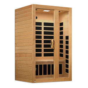 Dynamic "Serena" 2 Person Low EMF FAR IR Sauna (DYN - 6229 - 01) - West Coast Saunas - DYN - 6229 - 01