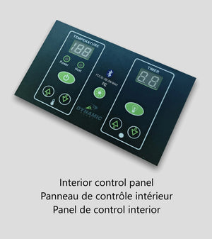 Dynamic "Serena" 2 Person Low EMF FAR IR Sauna (DYN - 6229 - 01) - West Coast Saunas - DYN - 6229 - 01