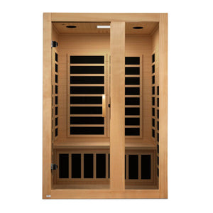 Dynamic "Serena" 2 Person Low EMF FAR IR Sauna (DYN - 6229 - 01) - West Coast Saunas - DYN - 6229 - 01