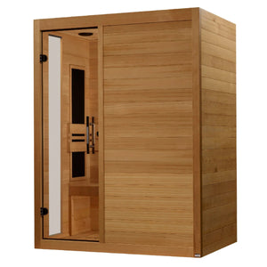 Dynamic Toscana 3 - person Low EMF (Between 5 - 10MG) FAR Infrared Sauna (Canadian Hemlock) DYN - 6315 - 05 - West Coast Saunas - DYN - 6315 - 05