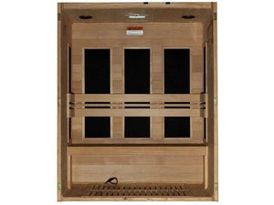 Dynamic Toscana Elite 3 - person Ultra Low EMF (Between 3 - 5MG) FAR Infrared Sauna (Canadian Hemlock) DYN - 6315 - 05 Elite - West Coast Saunas - DYN - 6315 - 05 Elite