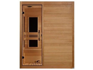 Dynamic Toscana Elite 3 - person Ultra Low EMF (Between 3 - 5MG) FAR Infrared Sauna (Canadian Hemlock) DYN - 6315 - 05 Elite - West Coast Saunas - DYN - 6315 - 05 Elite