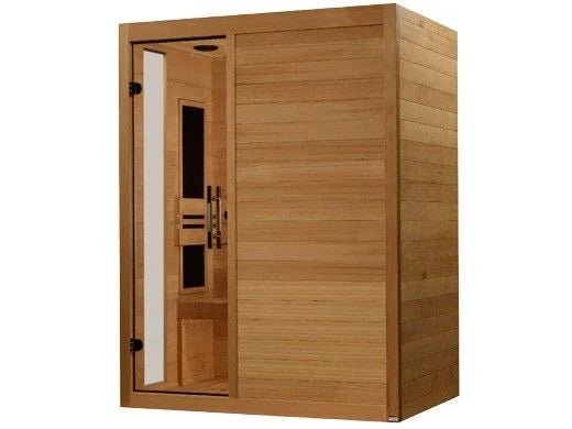 Dynamic Toscana Elite 3 - person Ultra Low EMF (Between 3 - 5MG) FAR Infrared Sauna (Canadian Hemlock) DYN - 6315 - 05 Elite - West Coast Saunas - DYN - 6315 - 05 Elite