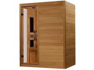 Dynamic Toscana Elite 3 - person Ultra Low EMF (Between 3 - 5MG) FAR Infrared Sauna (Canadian Hemlock) DYN - 6315 - 05 Elite - West Coast Saunas - DYN - 6315 - 05 Elite