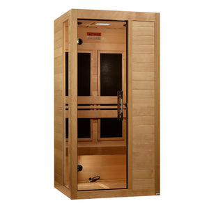 Dynamic Veneto 1 - 2 Person Low EMF Infrared Sauna DYN - 6115 - 05 - West Coast Saunas - DYN - 6115 - 05