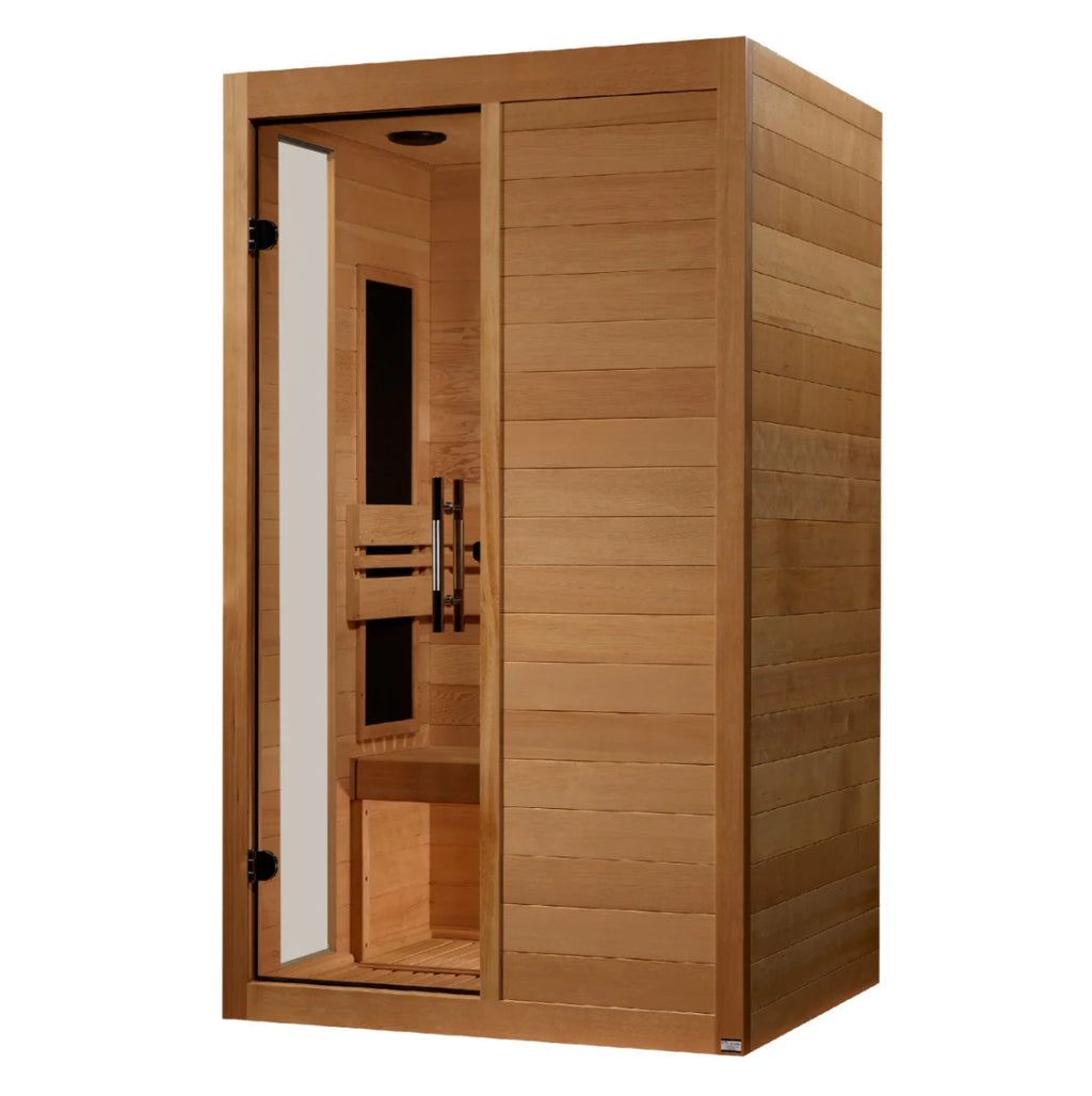 Dynamic Veneto 1 - 2 Person Low EMF Infrared Sauna DYN - 6115 - 05 - West Coast Saunas - DYN - 6115 - 05