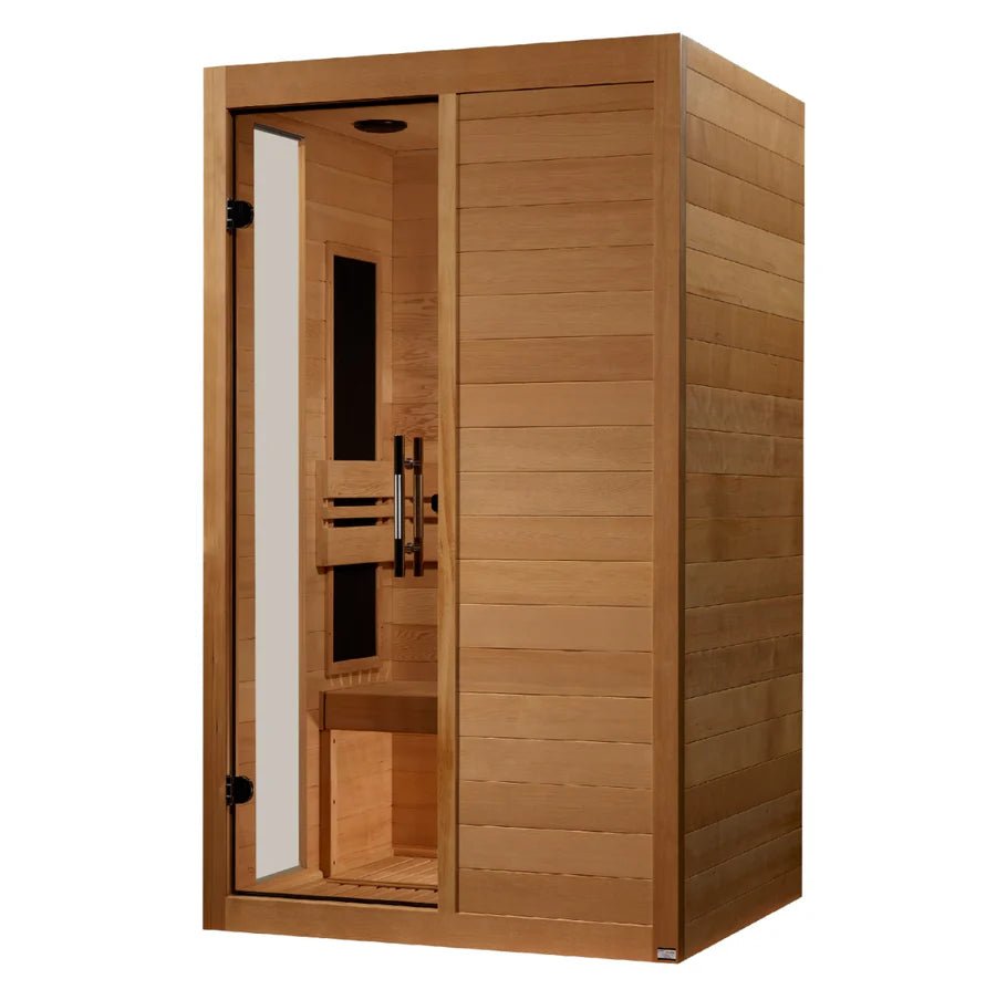 Dynamic Veneto Elite 1 - 2 - person Ultra Low EMF FAR Infrared Sauna Sauna DYN - 6115 - 05 Elite - West Coast Saunas - DYN - 6115 - 05 Elite