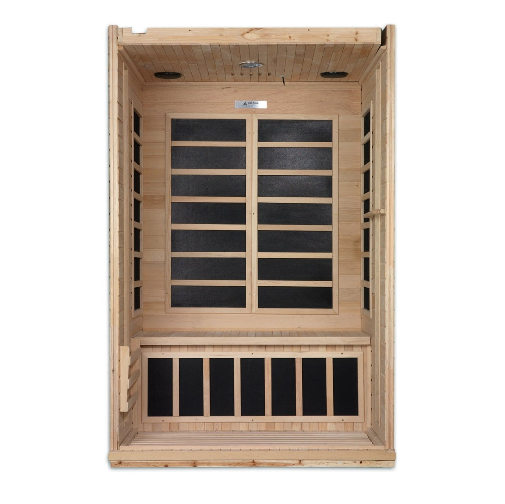 Dynamic Venice Elite 2-person Ultra Low EMF FAR Infrared Dry Sauna - West Coast Saunas - DYN-6210-01 Elite