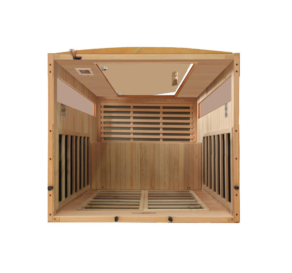 Dynamic Versailles Elite 2 - person Ultra Low EMF FAR Infrared Sauna DYN - 6202 - 03 Elite - West Coast Saunas - DYN-6202-03 Elite