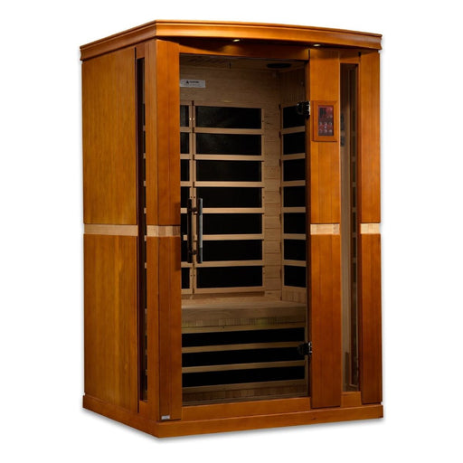 Dynamic Vittoria 2-person Low EMF FAR Infrared Dry Sauna (Canadian Hemlock) - West Coast Saunas - DYN-6220-01