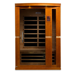 Dynamic Vittoria 2-person Low EMF FAR Infrared Dry Sauna (Canadian Hemlock) - West Coast Saunas - DYN-6220-01