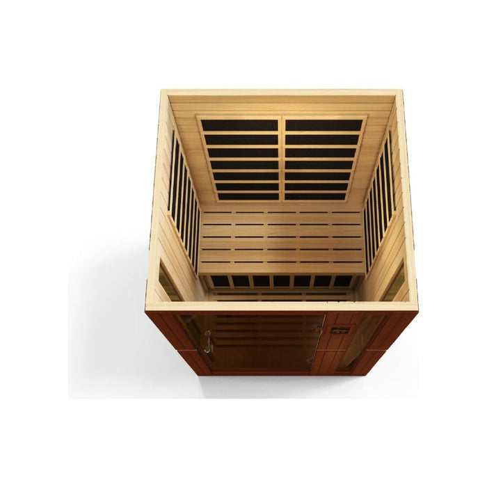 Dynamic Vittoria 2-person Low EMF FAR Infrared Dry Sauna (Canadian Hemlock) - West Coast Saunas - DYN-6220-01