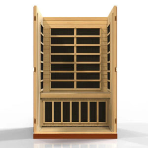 Dynamic Vittoria Elite 2 Person Ultra Low EMF Far IR Sauna DYN - 6220 - 01 Elite - West Coast Saunas - DYN-6220-01 Elite