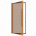 Etna Thermal Aspen Wood Framed Door, Bronze Glass, 1000×2100 mm (39 3/8″ x 82 3/4″) - West Coast Saunas - BSAUNAETABGD2R