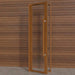 Etna Thermal Aspen Wood Framed Door, Clear Glass, 690×2100 mm (27 1/8″ x 82 3/4″) - West Coast Saunas - BSAUNAETACGDR