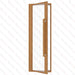 Etna Thermal Aspen Wood Framed Door, Clear Glass, 690×2100 mm (27 1/8″ x 82 3/4″) - West Coast Saunas - BSAUNAETACGDR