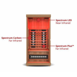 FD-1 Full-Spectrum Infrared Sauna - West Coast Saunas - FD-KN001