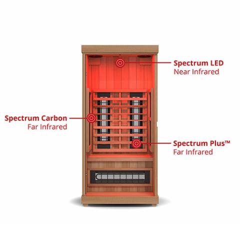 FD-1 Full-Spectrum Infrared Sauna - West Coast Saunas - FD-KN001