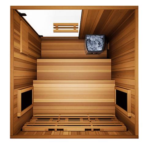 FD-4 Trinity Infra-Steam Sauna - West Coast Saunas - FD-4