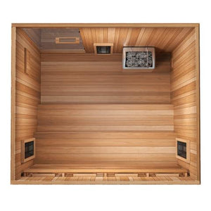 FD-5 Trinity XL Infra-Steam Sauna - West Coast Saunas - FD-5