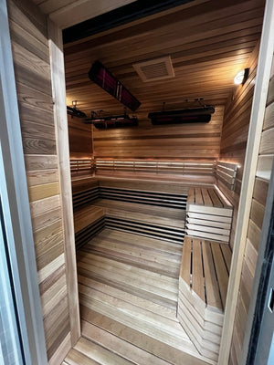 Full Spectrum Infrared Carbon Fiber Wall Heater (1600W / 2200W / 3200W) - West Coast Saunas - WCS - FSCF - 3200