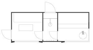 Genevas St Moritz 5 Person Outdoor Sauna with Shower Room Pre - Assembled - West Coast Saunas - GENSTM1