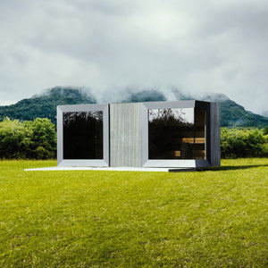 Genevas St Moritz 5 Person Outdoor Sauna with Shower Room Pre - Assembled - West Coast Saunas - GENSTM1