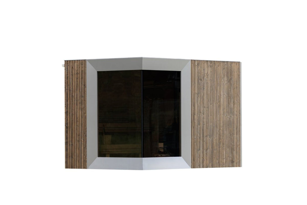 Genevas Zermatt Pre - Assembled Outdoor Sauna with Changing Room - West Coast Saunas - GEN - ZRM - ELEC