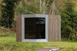 Genevas Zermatt Pre - Assembled Outdoor Sauna with Changing Room - West Coast Saunas - GEN - ZRM - ELEC