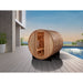 Golden Designs "Arosa" 4 Person Barrel Traditional Sauna - West Coast Saunas - GDI-B004-01